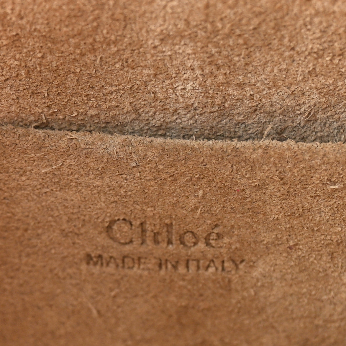 Chloe Calfskin Suede Small Nile Bracelet Bag Vinyl Blue 6 of 11