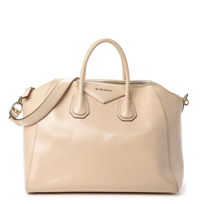 Givenchy Shiny Lord Calfskin Large Antigona Beige 1 of 19