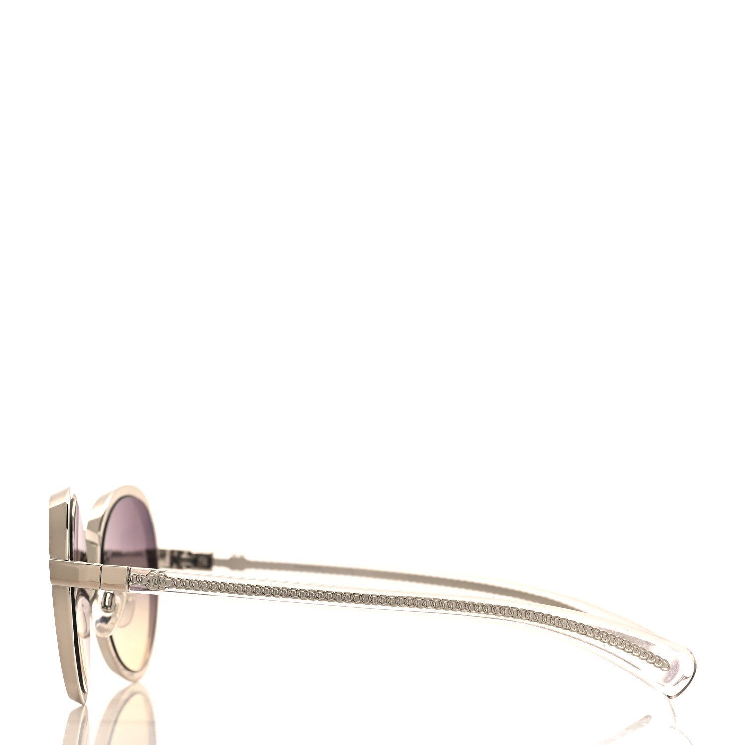 Chanel Round Sunglasses 71263 Gold 3 of 7