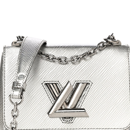Louis Vuitton Epi Twist Shoulder Bag PM Argent 6 of 14