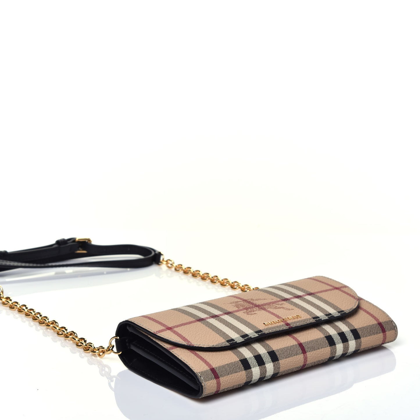 Haymarket Check Henley Wallet On Chain Black