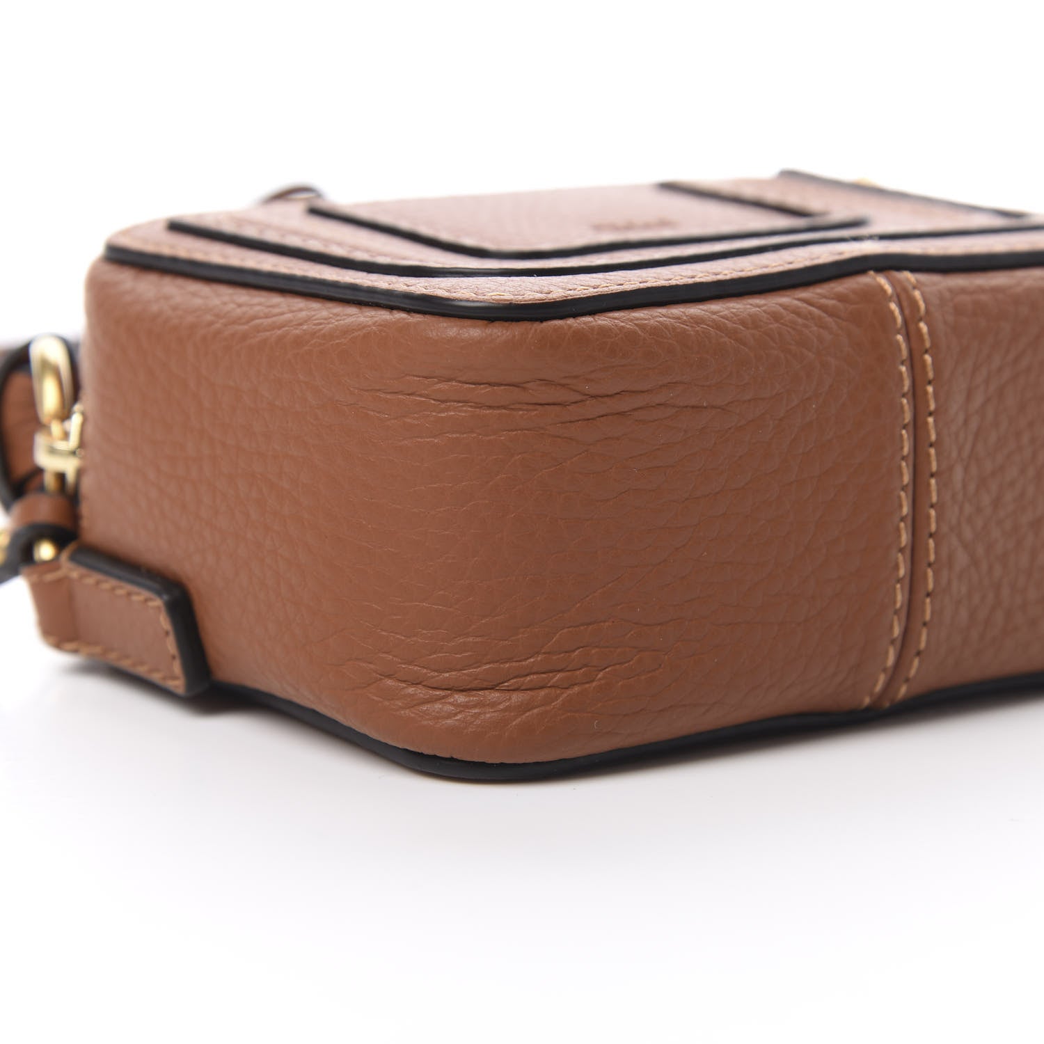 Chloe Calfskin Mini Marcie Crossbody Bag Tan 9 of 11