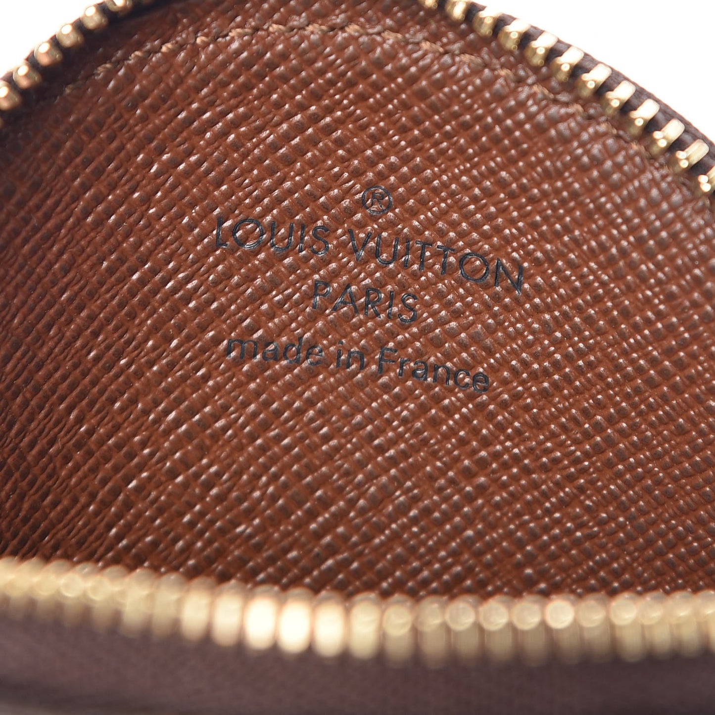 Monogram Round Coin Purse