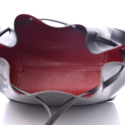 Mansur Gavriel Calfskin Mini Bucket Bag Black Flamma 5 of 13