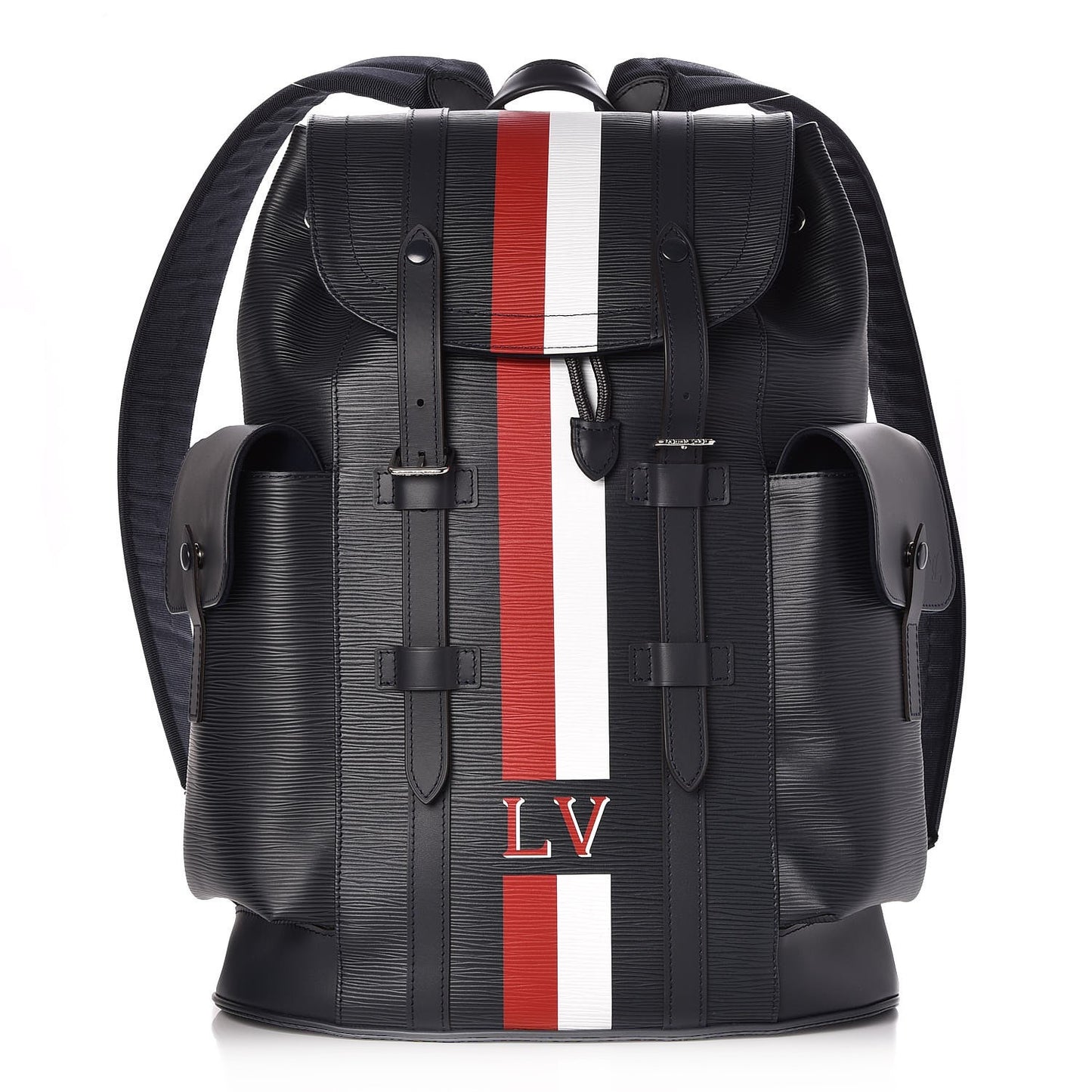 Epi Christopher Backpack Navy Stripes