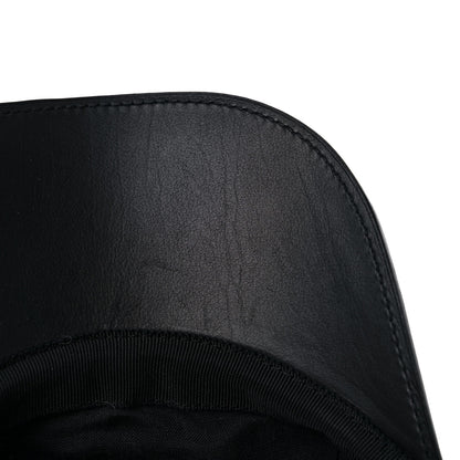 Hermes Calfskin Nevada Cap 58 Black 9 of 10
