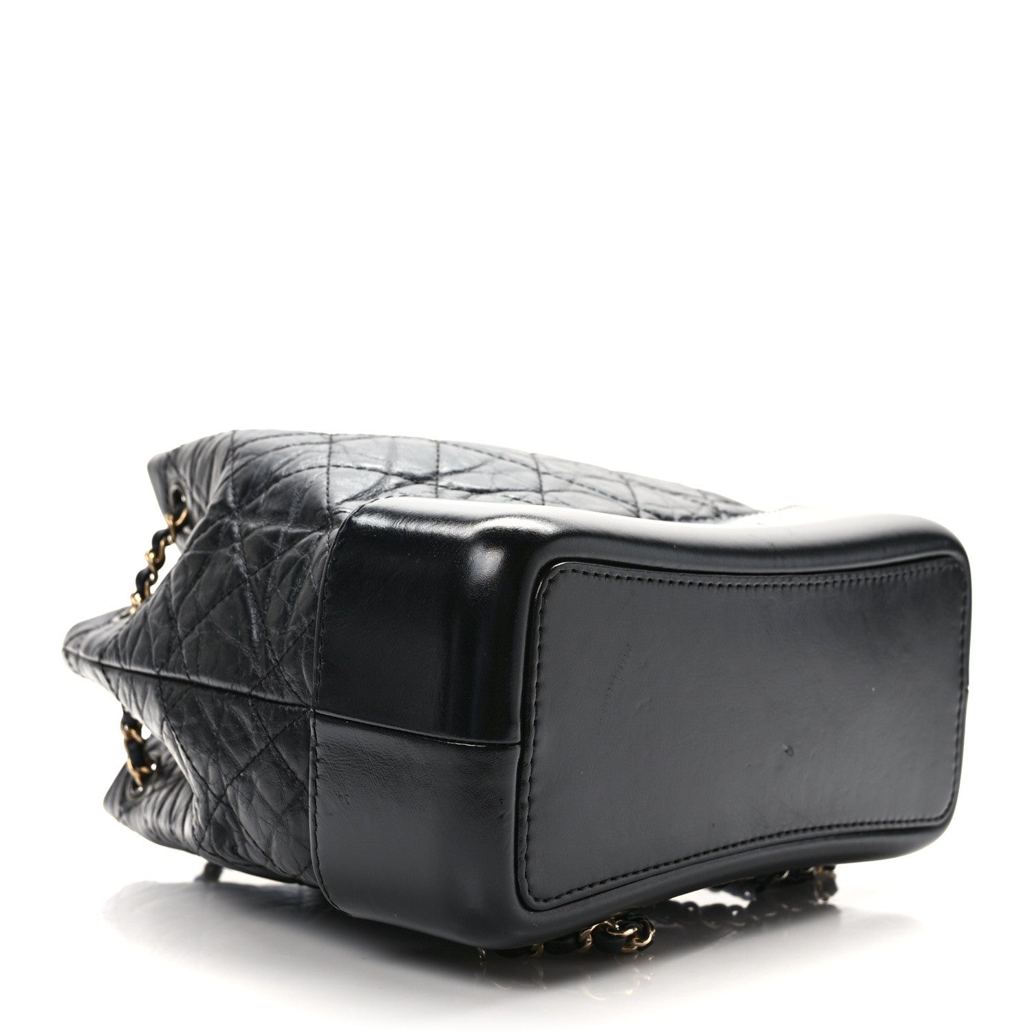 Chanel Aged Calfskin Quilted Small Gabrielle Backpack Black 4 of 10