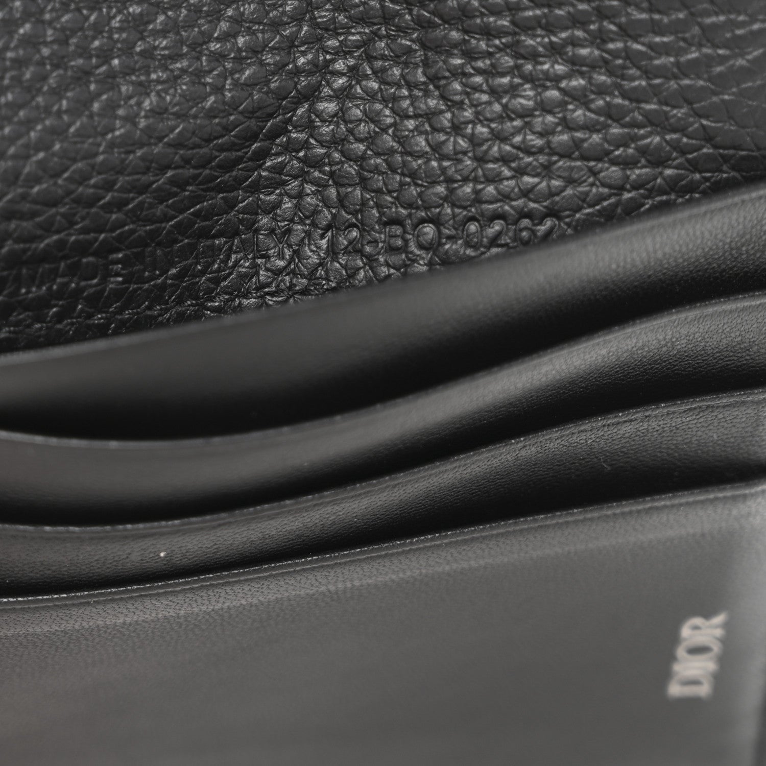 Christian Dior Oblique Bi-Fold Card Holder Black 7 of 9