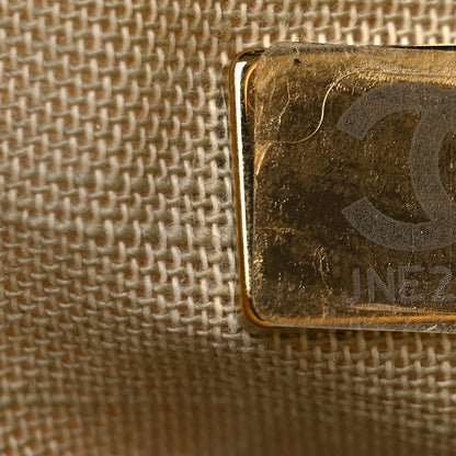 Chanel Mixed Fibers Small Deauville Tote Yellow 9 of 16