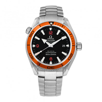 Omega Stainless Steel 42mm Seamaster Planet Ocean Diver Automatic Watch Orange 2209.50.00 1 of 5