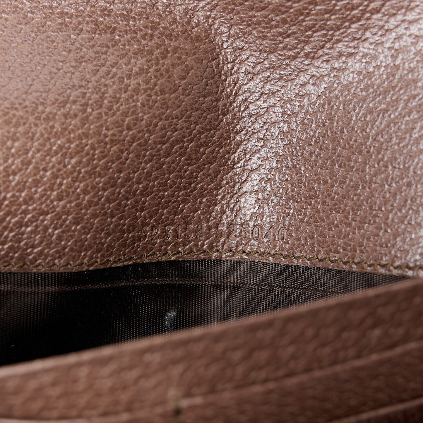 GG Supreme Monogram Web Ophidia Continental Wallet Brown