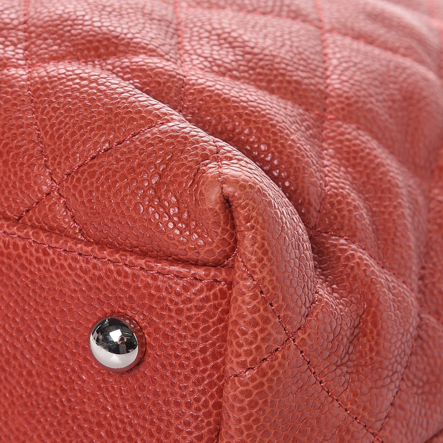 Caviar Quilted French Riviera Hobo Rouge