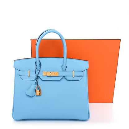 Hermes Epsom Birkin 30 Celeste 11 of 11