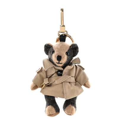 Burberry Cashmere Thomas Trench Teddy Bear Keychain Charm Camel 1 of 3