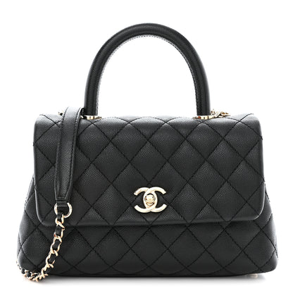 Chanel Caviar Quilted Mini Coco Handle Flap Black 1 of 10