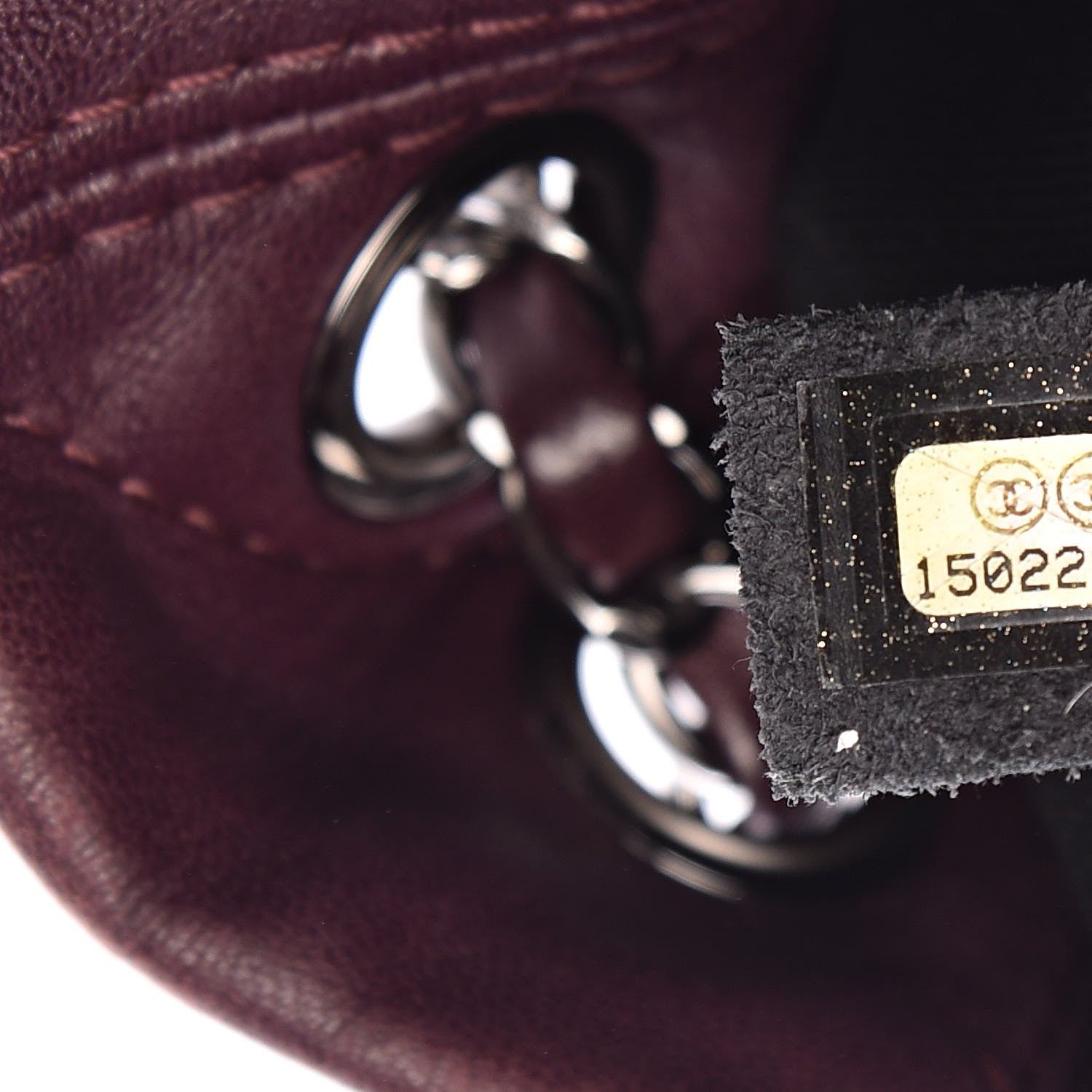 Chanel Lambskin Soft Touch Shoulder Bag Prune 7 of 10