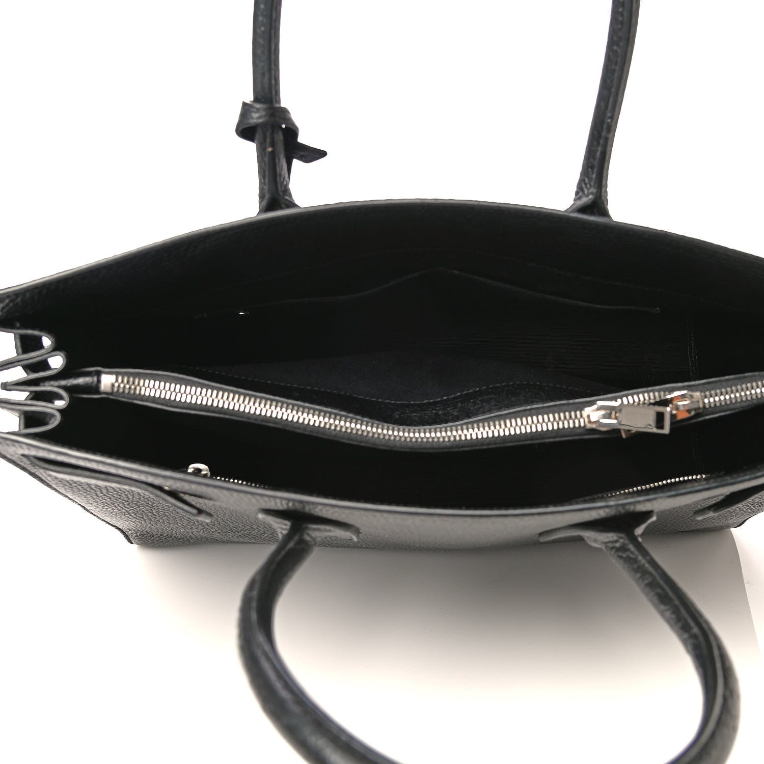 Saint Laurent Grained Calfskin Large Sac De Jour Carryall Black 8 of 9