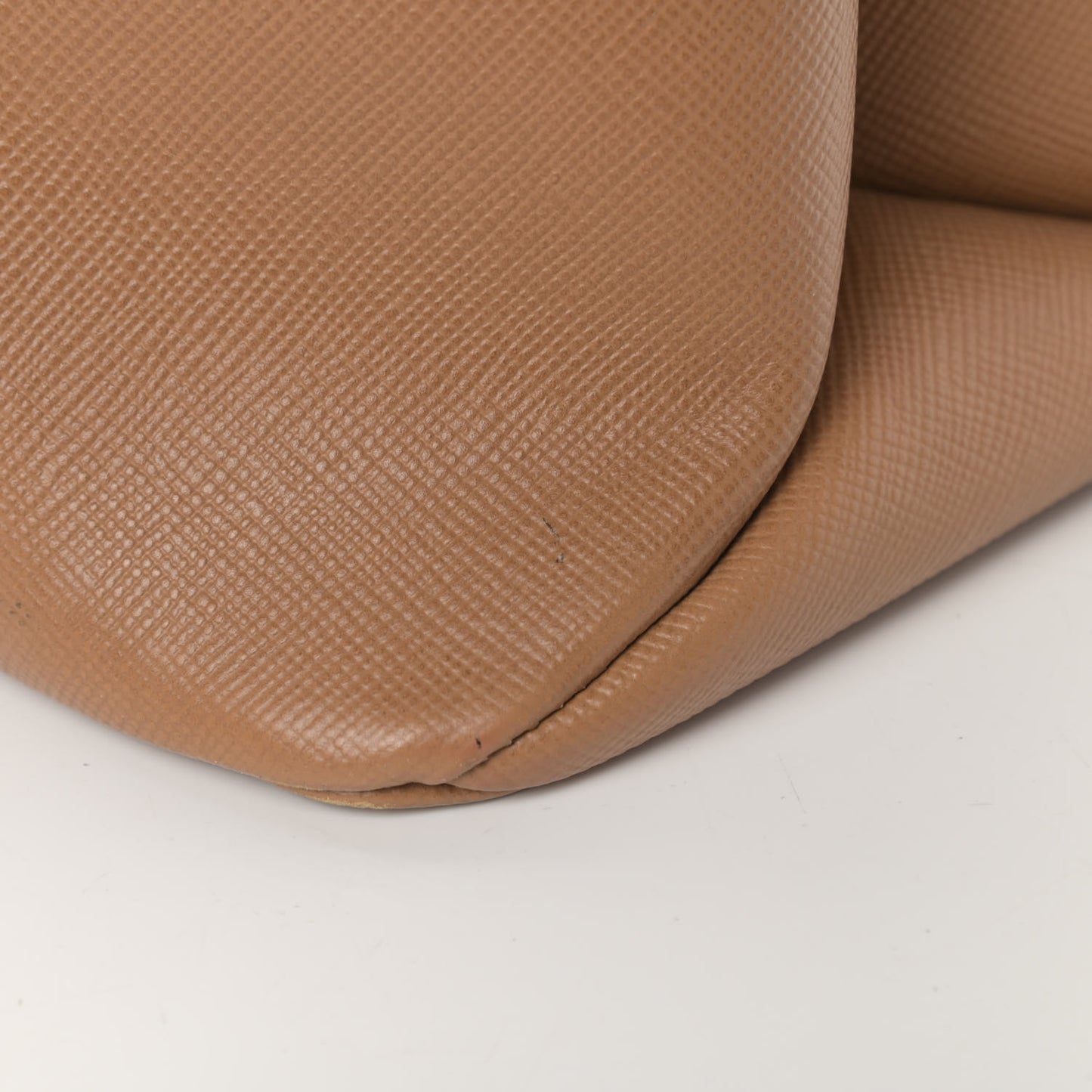 Saffiano Cuir Twin Tote Caramel
