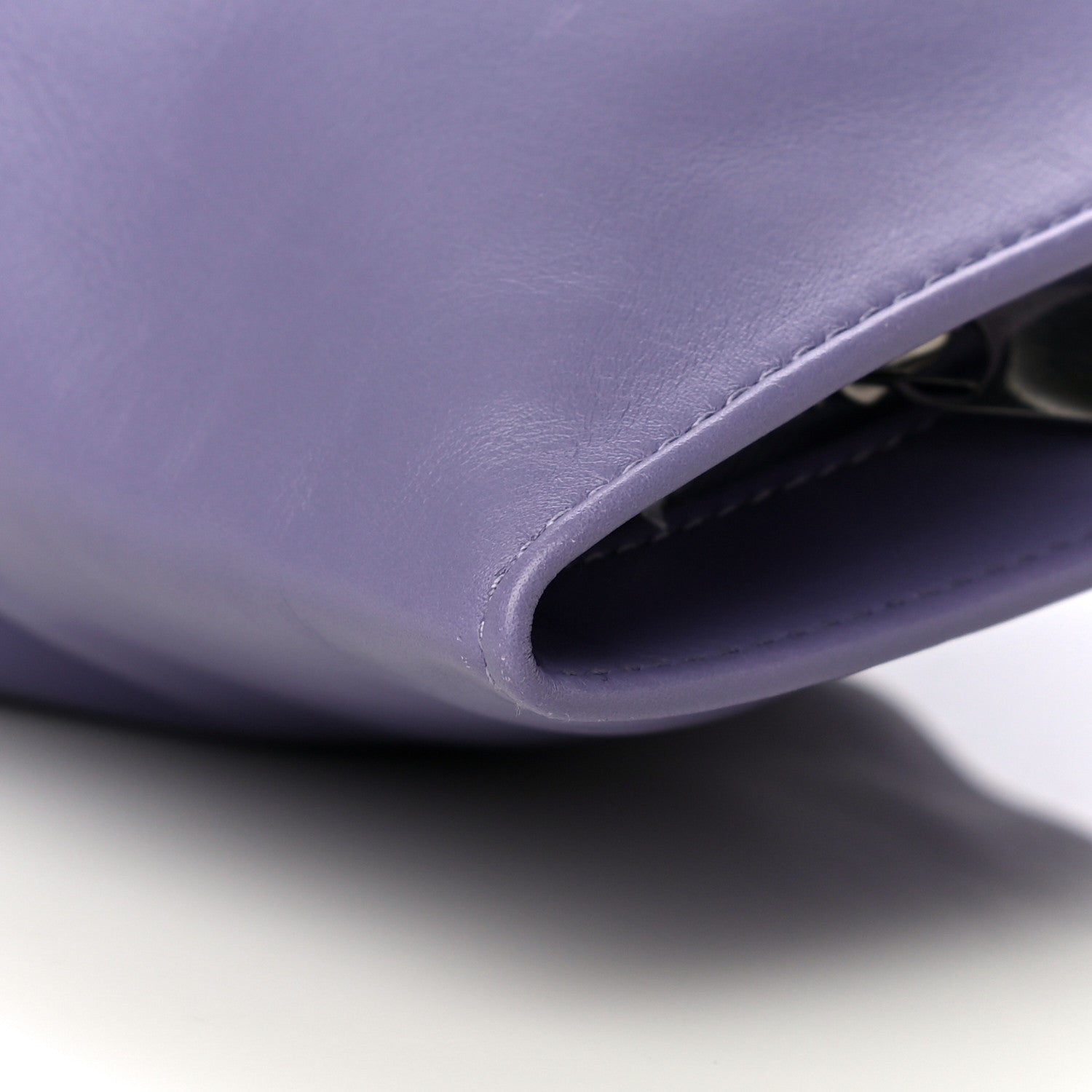Bottega Veneta Calfskin Mini BV Twist Lavender 9 of 11