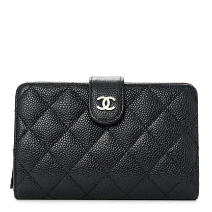 Chanel Caviar Quilted CC French Wallet Black 1 of 13