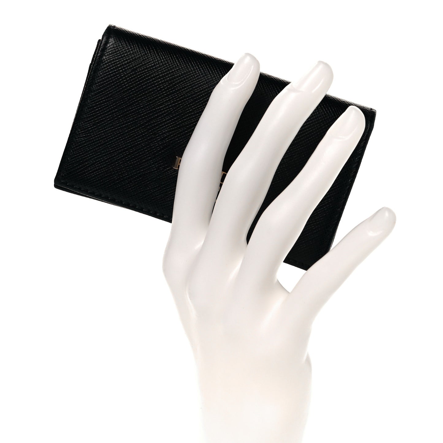 Saffiano Oro Wallet Black