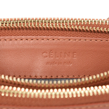 Celine Lambskin Small Trio Crossbody Bag Lipstick 6 of 6