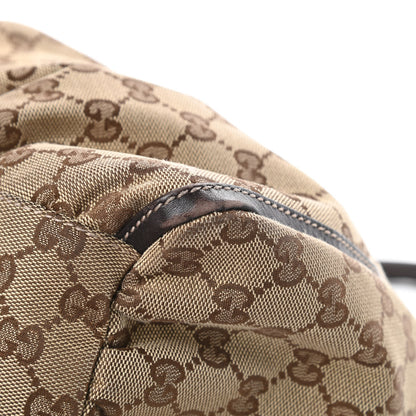 Gucci Monogram Large D Gold Hobo Dark Brown 12 of 21