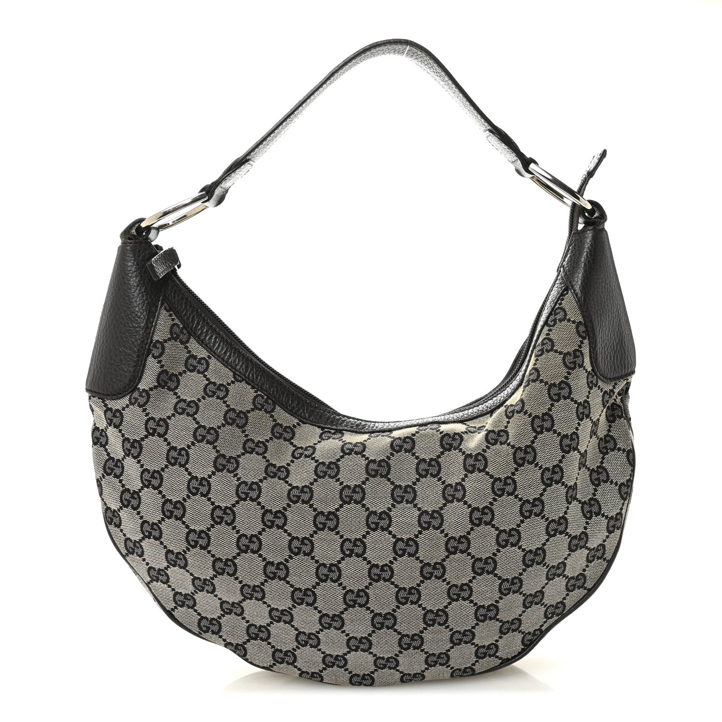 Monogram Half Moon Hobo Dark Brown