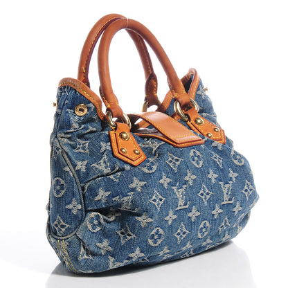 Louis Vuitton Denim Pleaty Blue 3 of 7