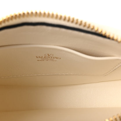 Valentino Garavani Calfskin Chevron Mini Vlogo Hobo Bag White 4 of 8