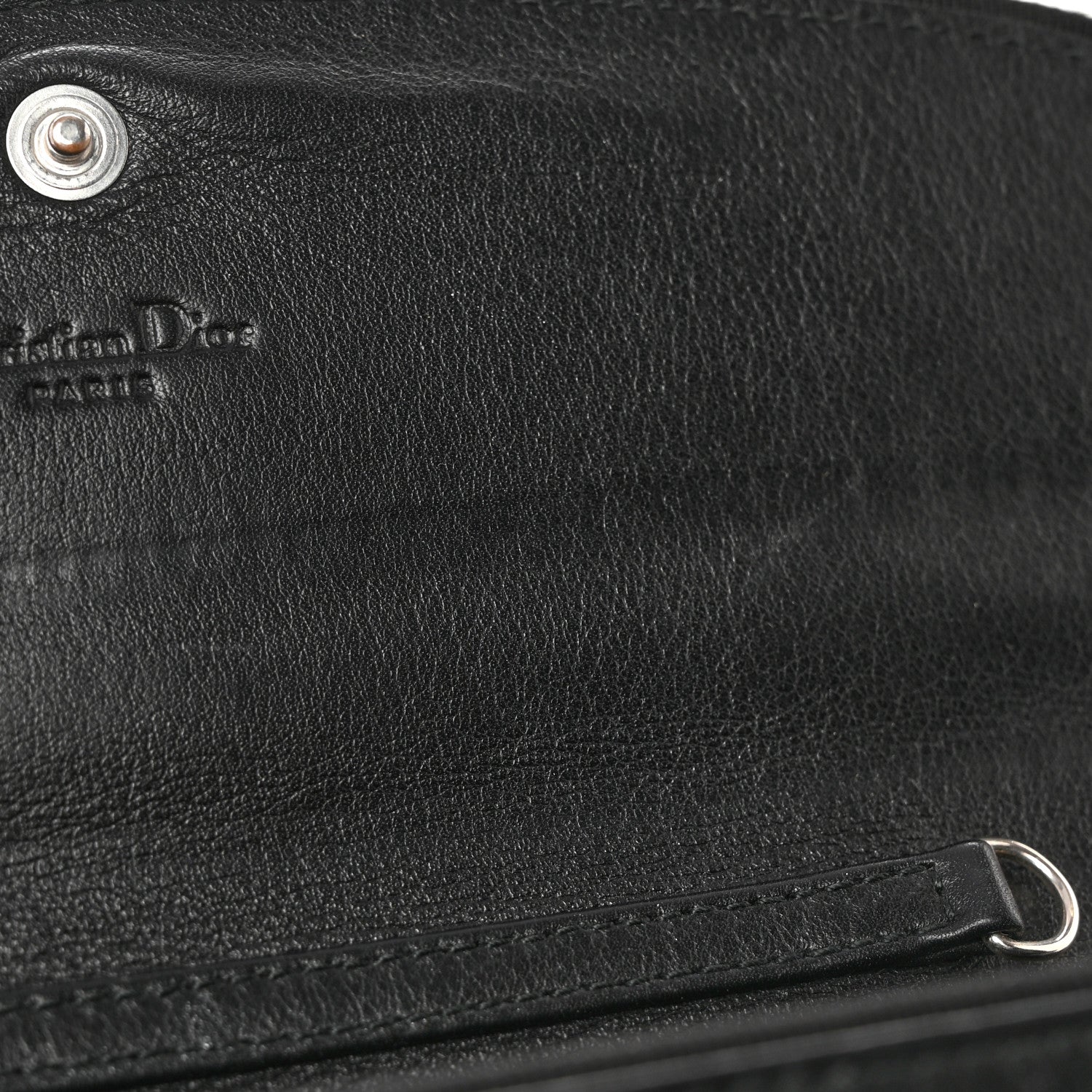 Christian Dior Monogram Chain Flap Black 8 of 8