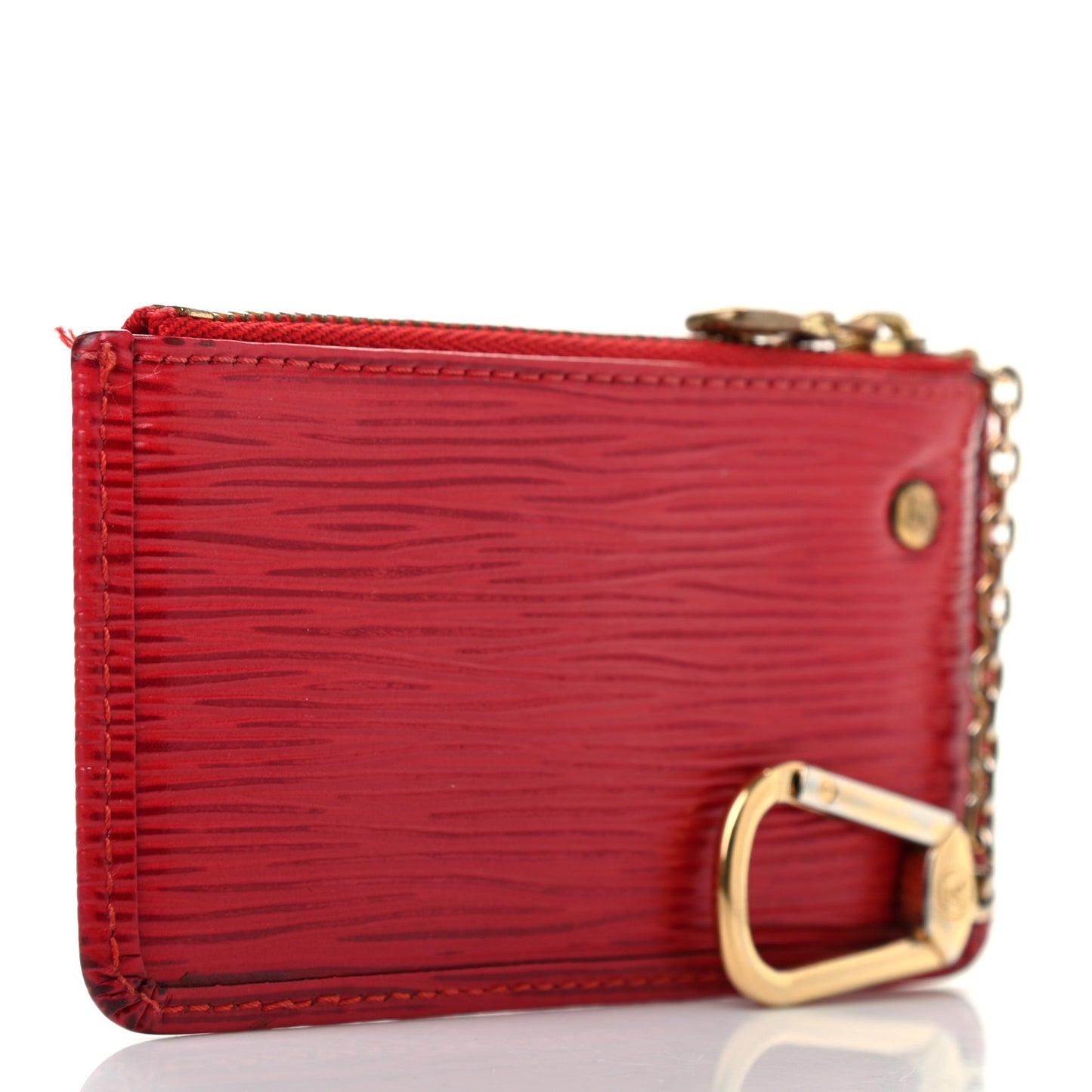 Epi Key Pouch Castillan Red