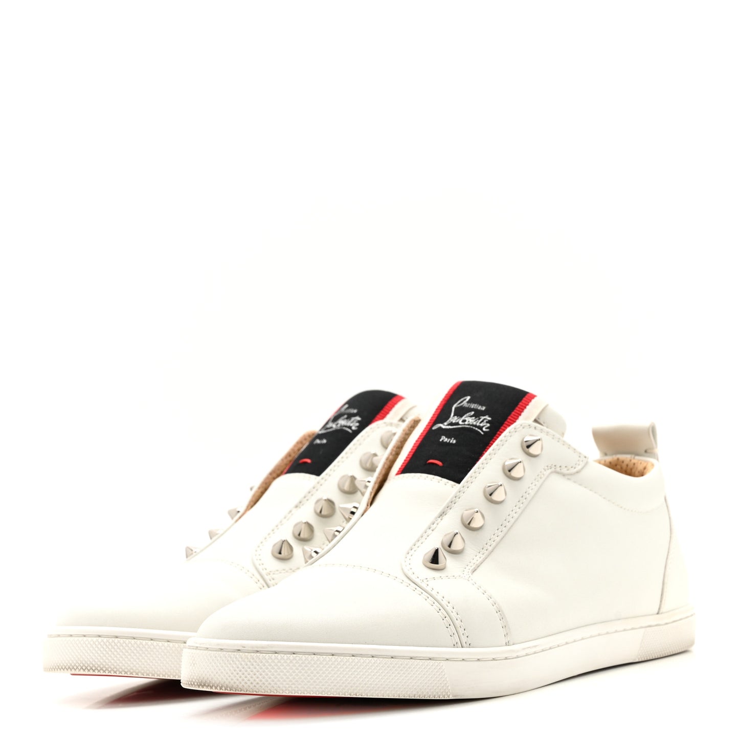 Calfskin Womens F.A.V Fique A Vontade Flat Sneakers 38 White