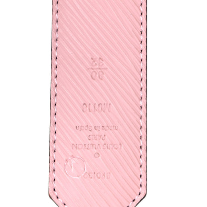 Louis Vuitton Monogram Epi 35mm LV Circle Reversible Belt 80 32 Rose Ballerine 3 of 7