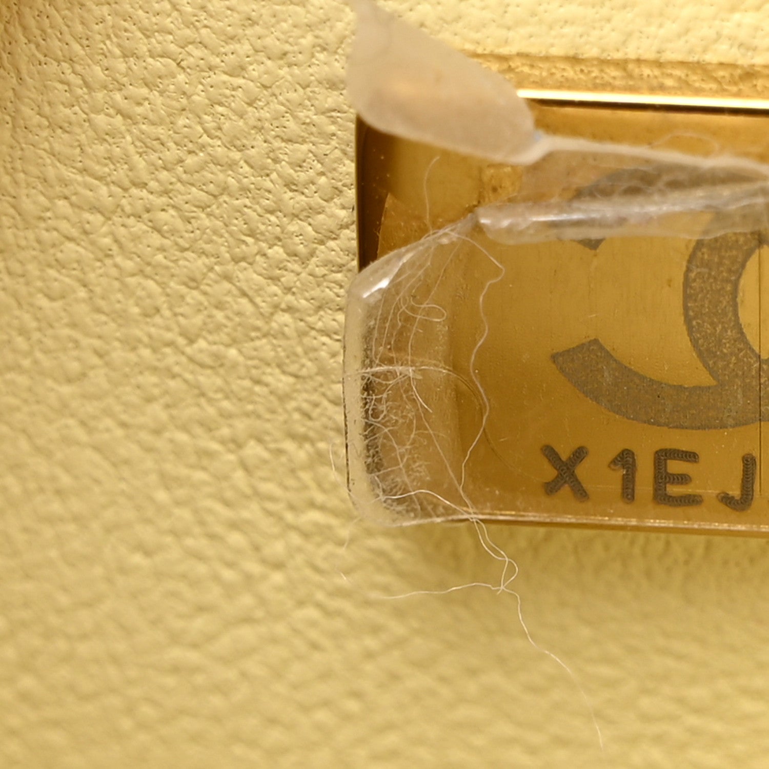 Chanel Caviar Quilted Small Double Flap Light Yellow 7 of 10