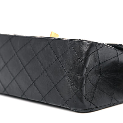 Chanel Aged Calfskin Quilted 2.55 Reissue Mini Flap Black 7 of 12