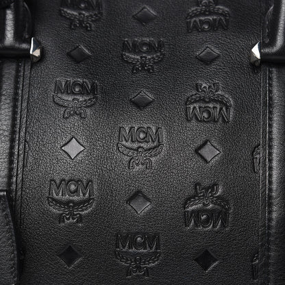 MCM Visetos Medium Essential Boston Bag Black 11 of 11