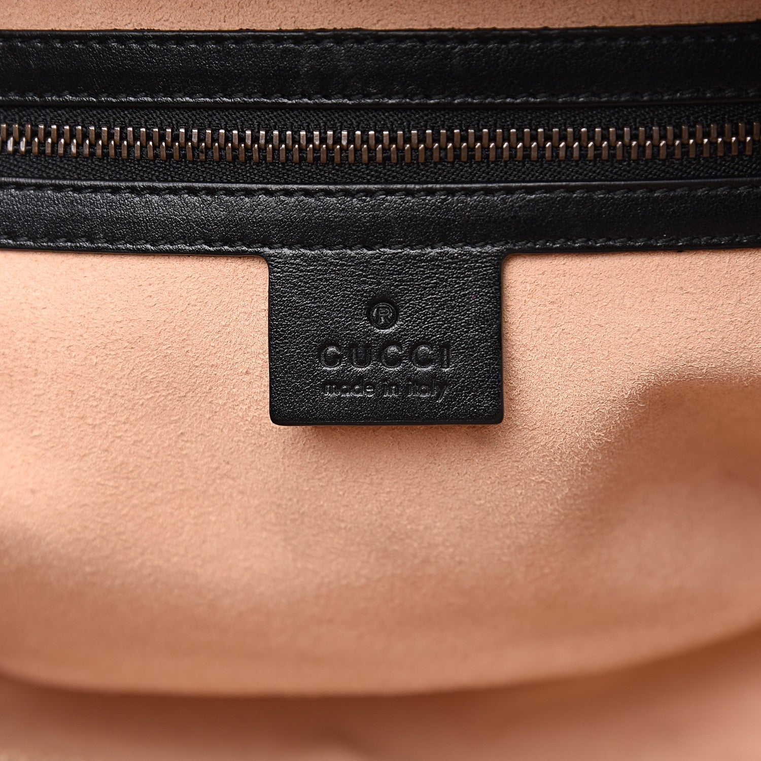 Gucci Calfskin Matelasse Sylvie Web Small GG Marmont Top Handle Shoulder Bag Black 5 of 16