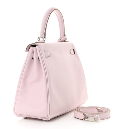 Hermes Swift Kelly Retourne 25 Mauve Pale 3 of 11