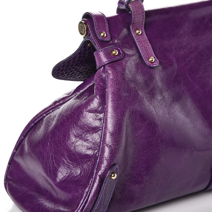 Fendi Lambskin Crocodile Embossed Medium Magic Bag Viola 8 of 12