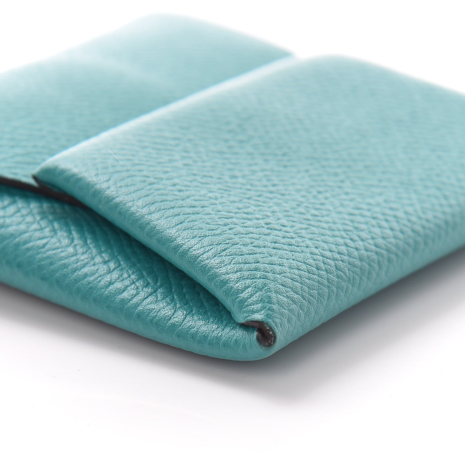 Hermes Epsom Bastia Coin Purse Bleu Paon 12 of 14