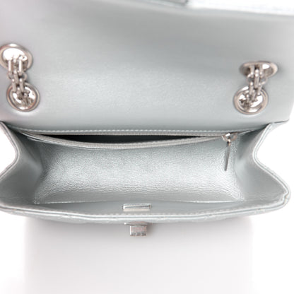 Chanel Metallic Grained Calfskin Quilted 2.55 Reissue Mini Flap Silver 5 of 10