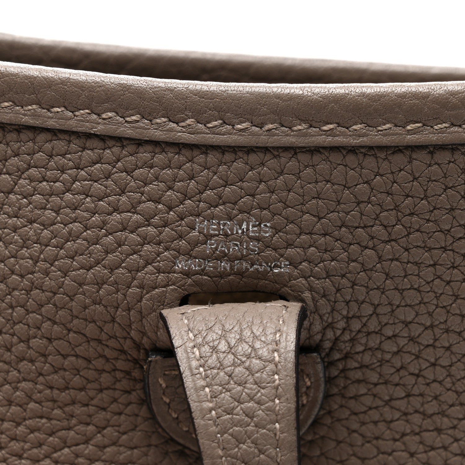 Hermes Taurillon Maurice Evelyne TPM Gris Asphalte 6 of 10