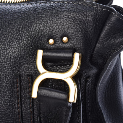 Chloe Calfskin Medium Marcie Satchel Black 12 of 14