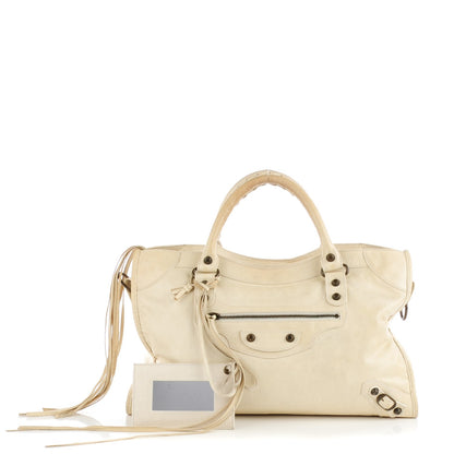 Balenciaga Chevre Classic Hardware City White 1 of 9