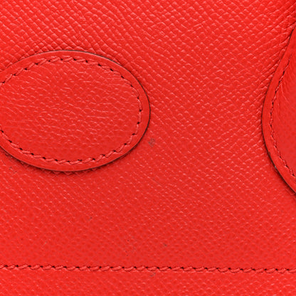 Hermes Epsom Bolide 27 Rouge De Coeur 11 of 12