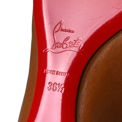Christian Louboutin Shiny Nappa Ballalla Flats 36.5 Safari 6 of 9