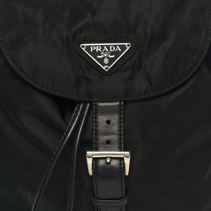 Prada Tessuto Nylon Vela Chain Backpack Black 7 of 9