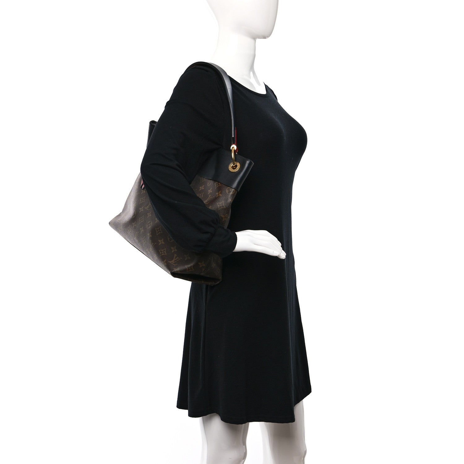 Louis Vuitton Monogram Tuileries Hobo Black 2 of 9