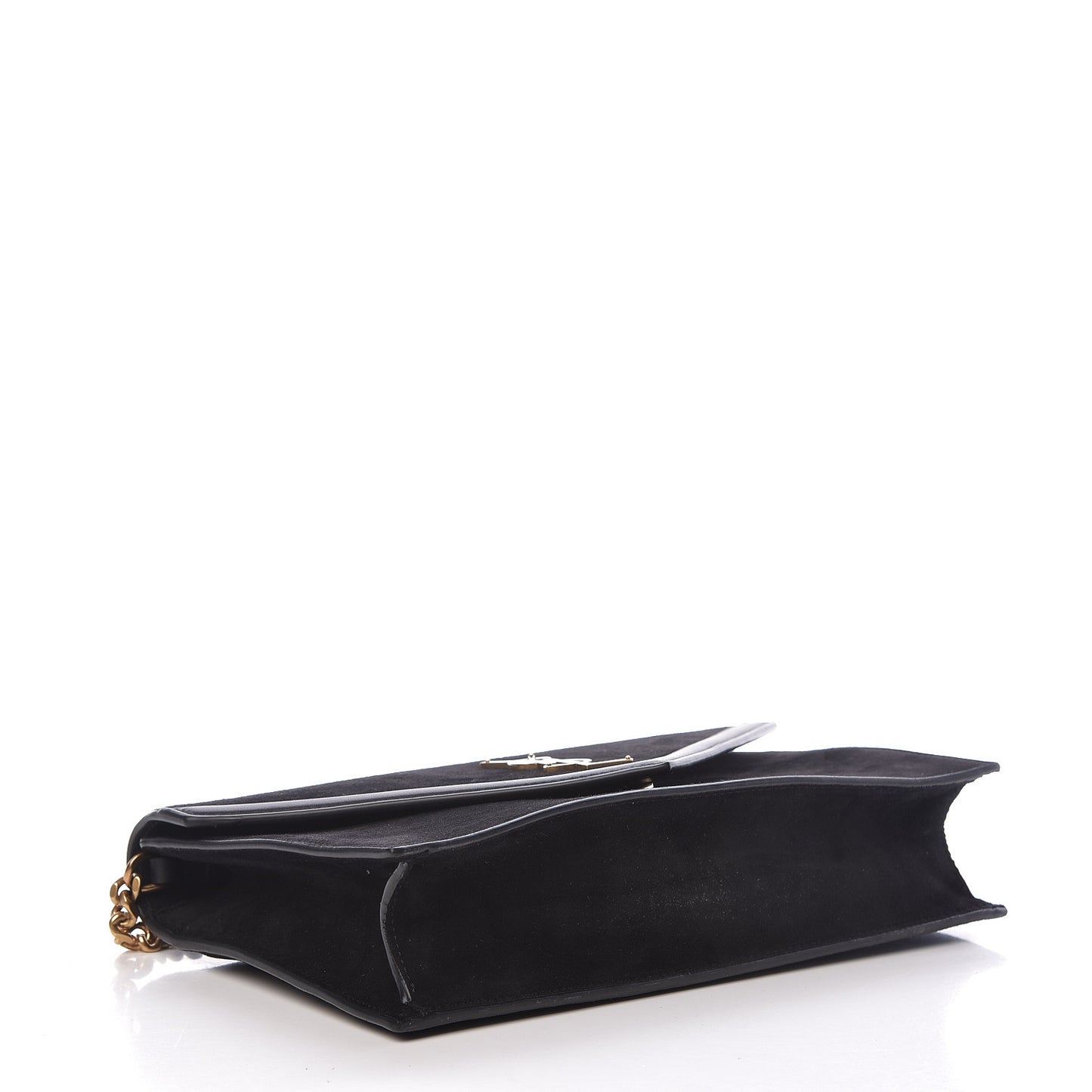 Suede Calfskin Monogram Le Sept Chain Bag Black